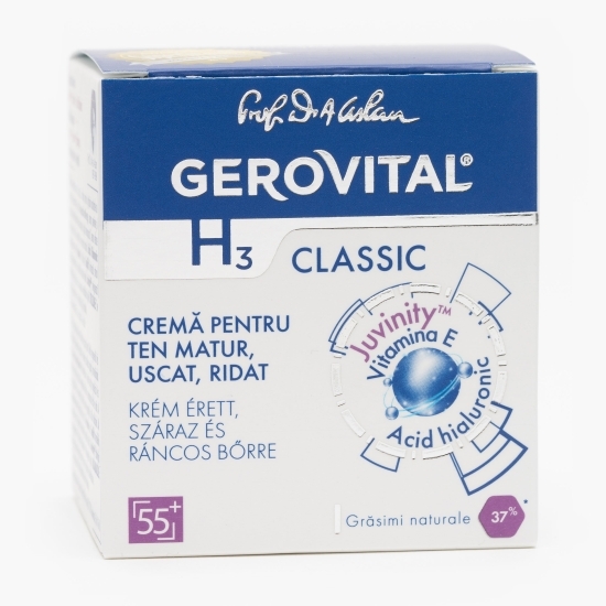 Cremă pentru ten matur 55+, uscat, ridat 50ml