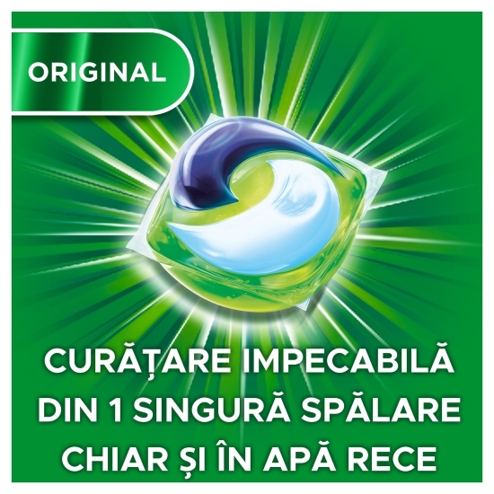 Detergent de rufe capsule All in One Pods, Mountain Spring 66 spălări