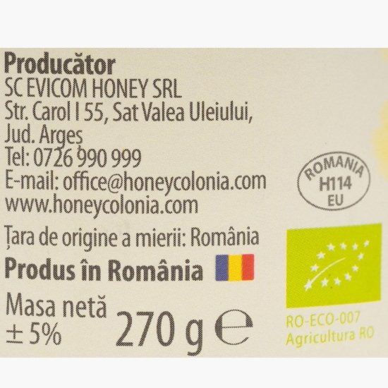 Miere cremă de salcâm eco 270g