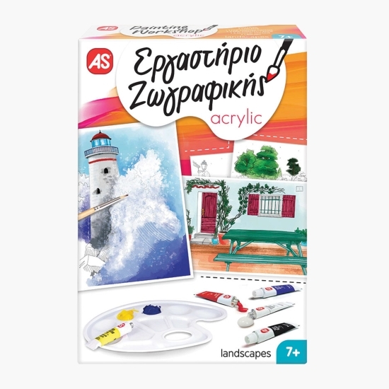 Atelierul de pictură acrylic Mini Peisaje 7+ ani