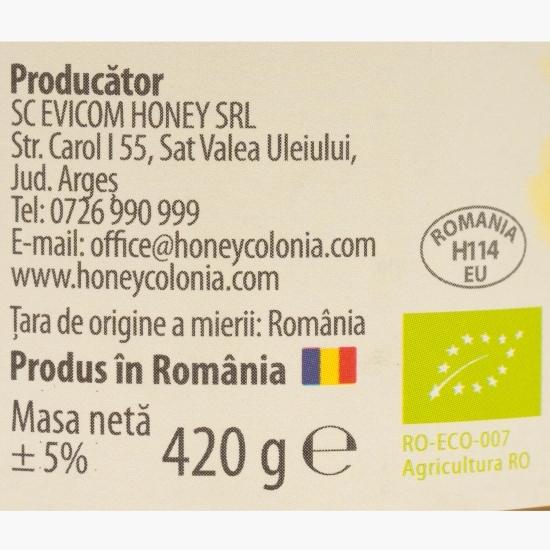 Miere cremă de salcâm eco 420g