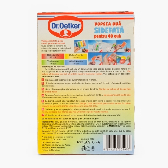 Vopsea Sidefată 40 ouă 20ml
