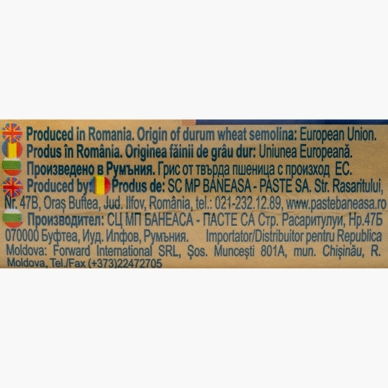 Paste Spaghetti Premium din grâu dur 400g