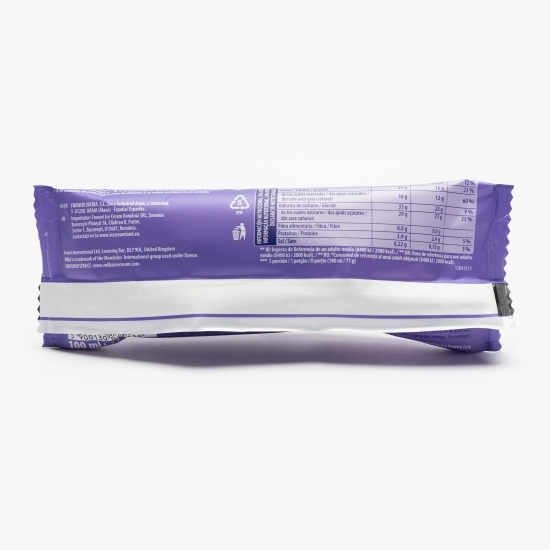 Îngheţată cu aromă de vanilie în înveliş de ciocolată 71g