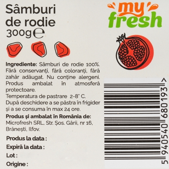 Sâmburi de rodie 300g
