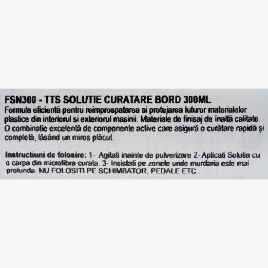 Soluție curățare bord, cu pulverizator 300ml