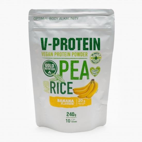 V-Protein cu aromă de banane 240g