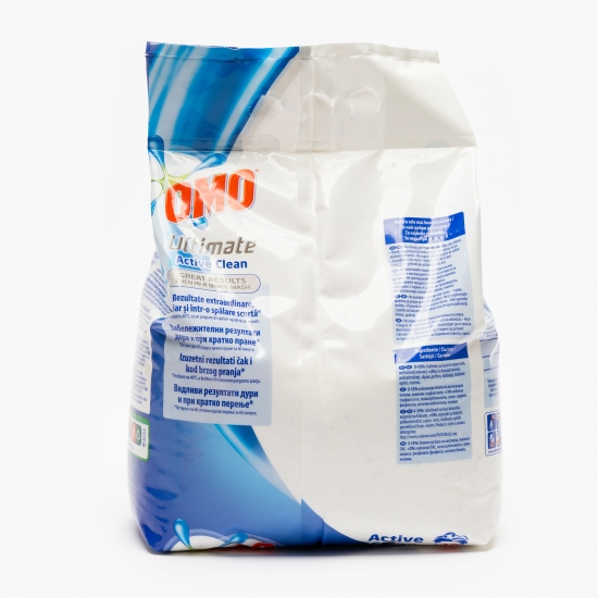 Detergent de rufe pudră automat Ultimate Active Clean 40 spălări, 4kg