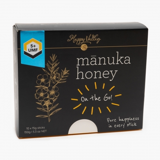 Pliculețe cu miere de manuka UMF 5+ 10x15g