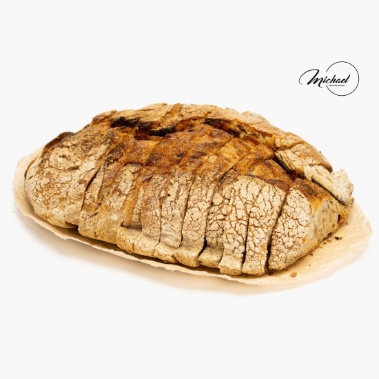 Pâine integrală cu maia și semințe de in 400g