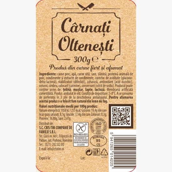 Cârnați oltenești 300g