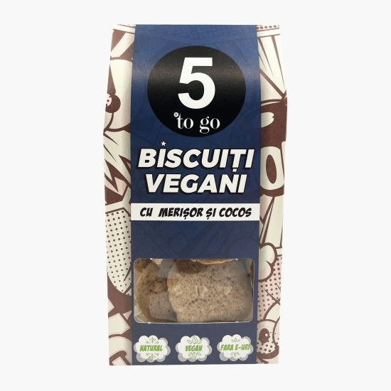 Biscuiți vegani cu merișor și cocos 80g