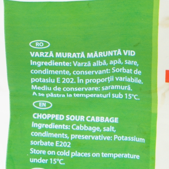 Varză murată, tocată 1kg