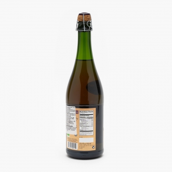 Suc de mere eco carbonatat cu aromă de rodii 0.75l