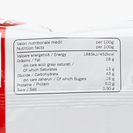 Croissant Double Max cu cremă de cacao și vanilie 80g