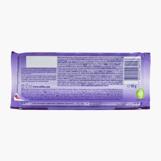 Ciocolată cu lapte, stafide și alune 90g