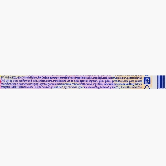 Drajeuri gumate cu arome de fructe 38g