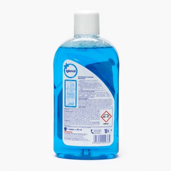 Dezinfectant universal fără clor pentru pardoseli și suprafețe Blue Fresh 1l