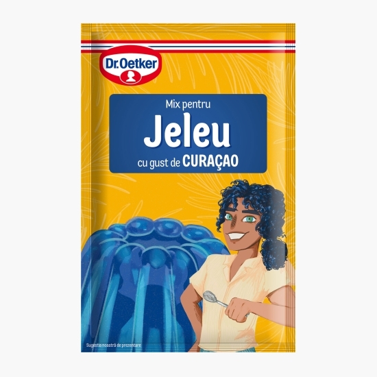 Mix pentru jeleu cu gust de Curaçao, 45g