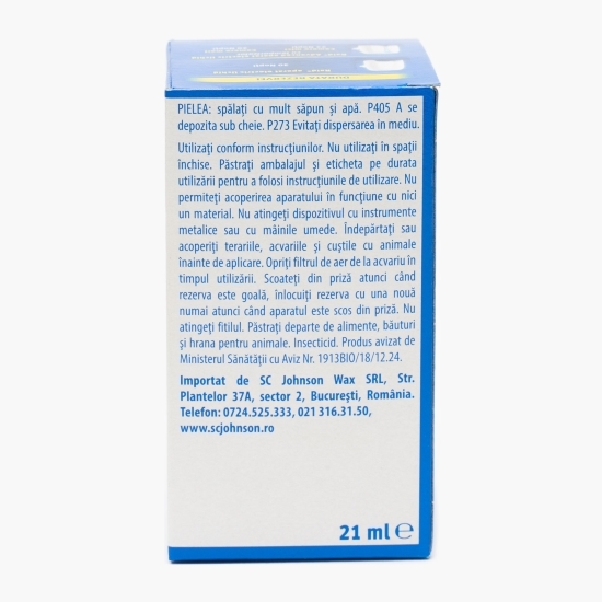 Rezervă pentru aparat electric împotriva țânțarilor (30 nopti) 21ml