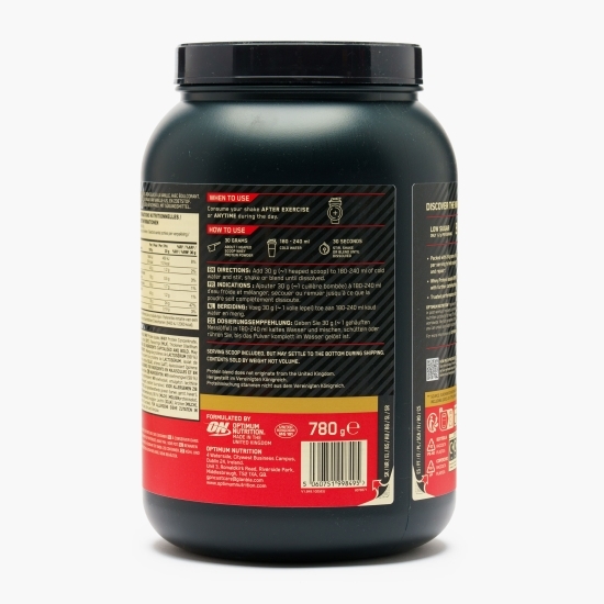 Proteine din zer, pudră proteică ON 100% Whey Gold Standard, aromă vanilie, 780g