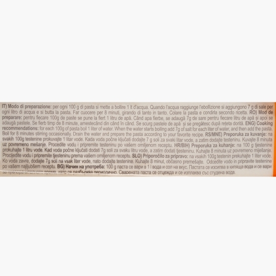 Paste Spaghetti integrale 500g
