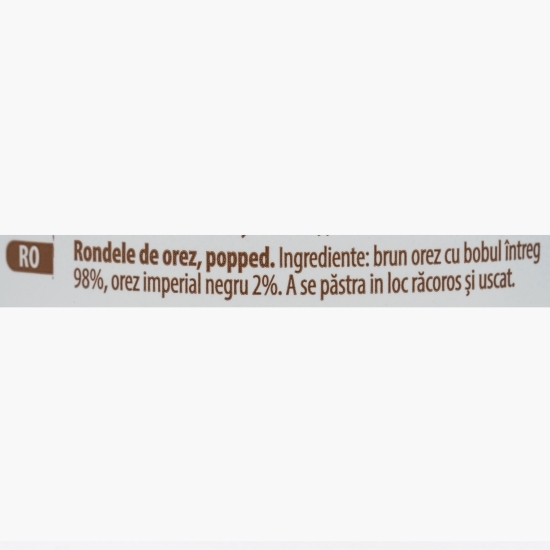 Rondele de orez fără sare 120g