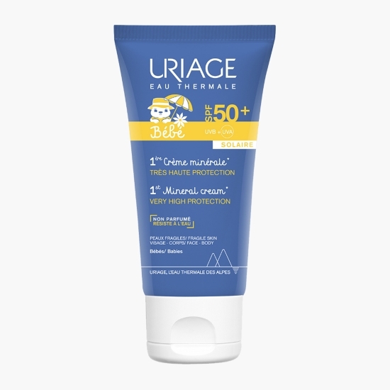 Cremă minerală pentru protecție solară Bebe, SPF 50+, 50ml