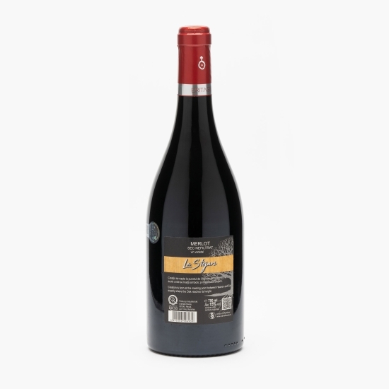 Vin roșu sec Merlot, 15%, 0.75l