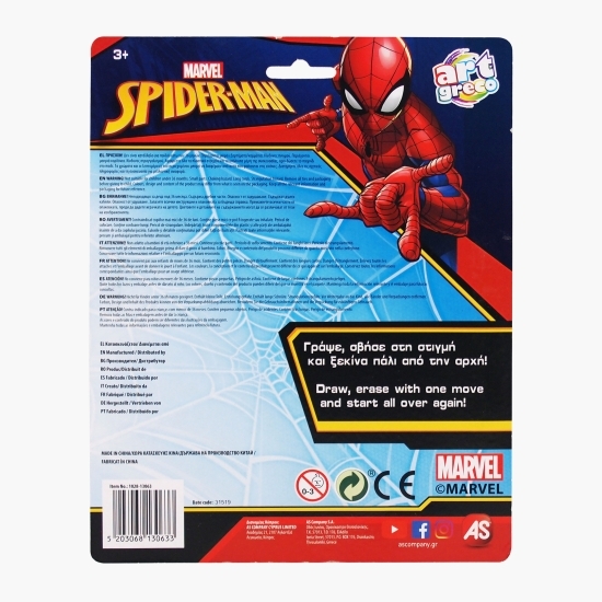 Tablă de scris Spiderman Magic Scribbler Traveler +3 ani