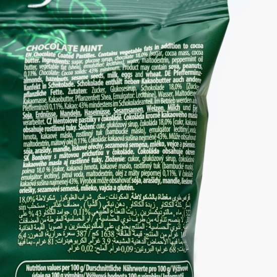 Bomboane de ciocolată cu cremă de mentă 165g