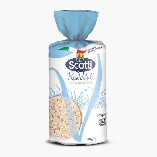 Rondele de orez cu sare de mare 100g