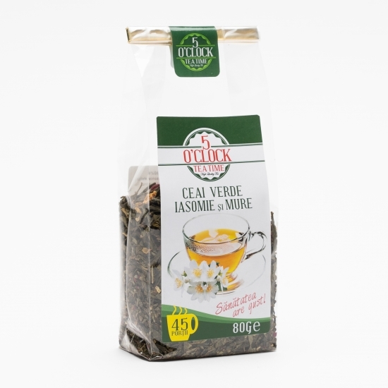 Ceai verde cu iasomie și mure 80g