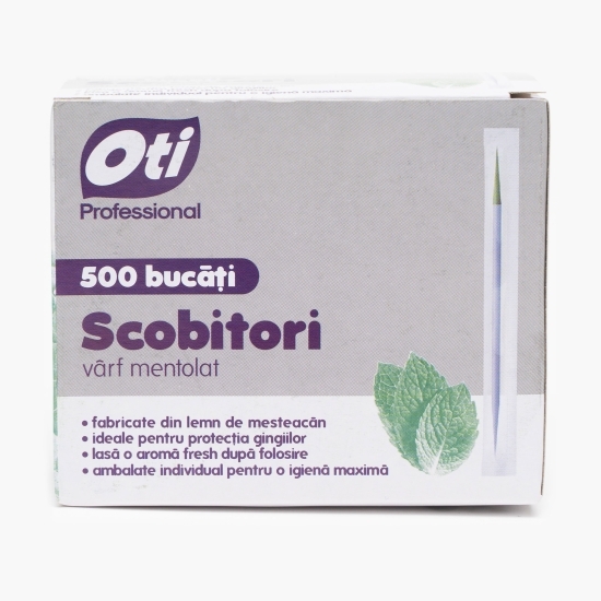 Scobitori cu vârf mentolat 500 buc