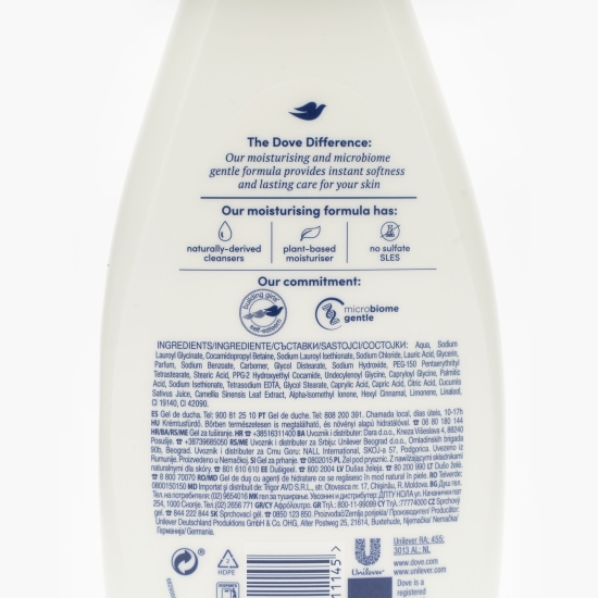 Gel de duș cu castravete & ceai verde 500ml