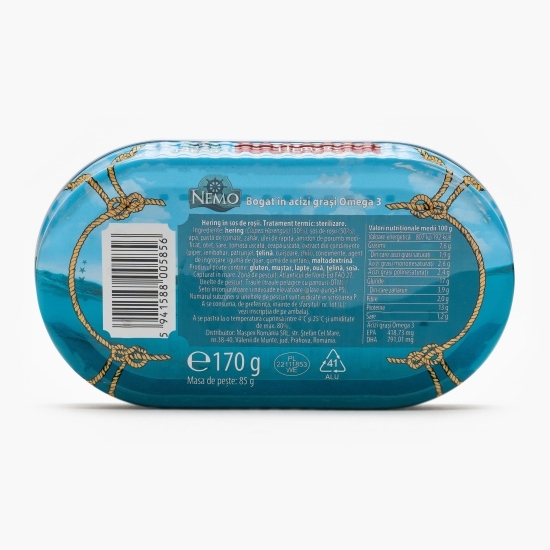 Hering în sos de roșii 170g