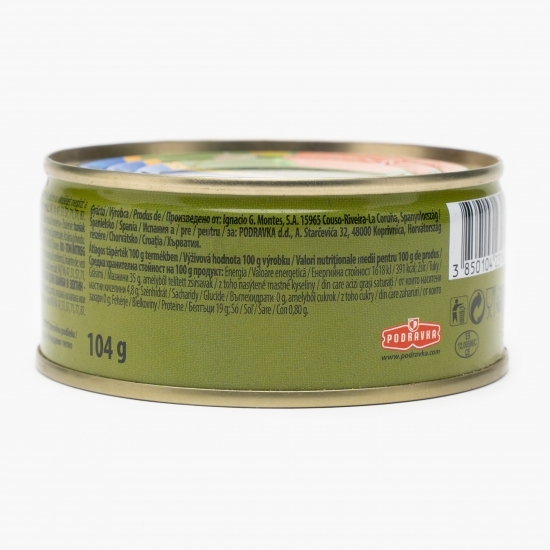 Ton întreg în ulei de măsline 160g