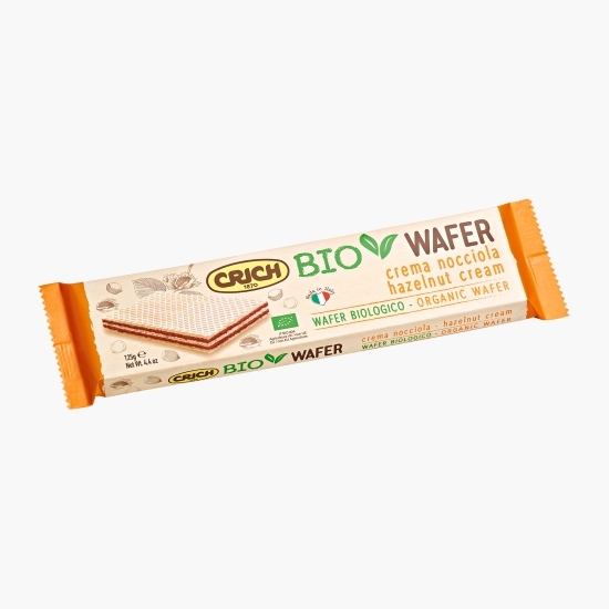 Napolitană eco cu cremă de alune 125g