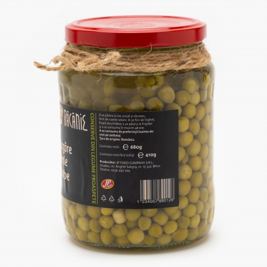 Mazăre verde boabe 680g