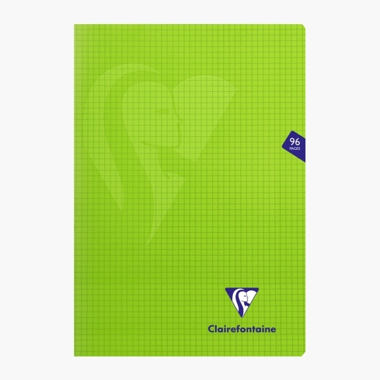 Caiet capsat de matematică A4, 48 file, verde, Clairefontaine Mymesys