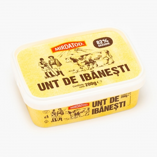 Unt de Ibănești, 82% grăsime, 200g