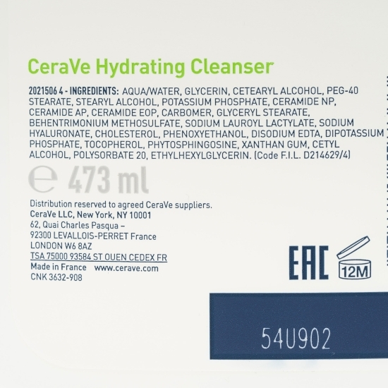Gel de spălare hidratant pentru piele normal-uscată 473ml