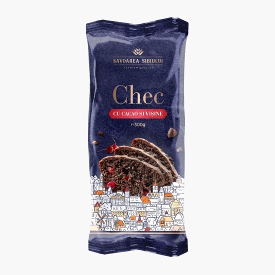 Chec cu cacao și vișine Savoarea Sibiului 300g
