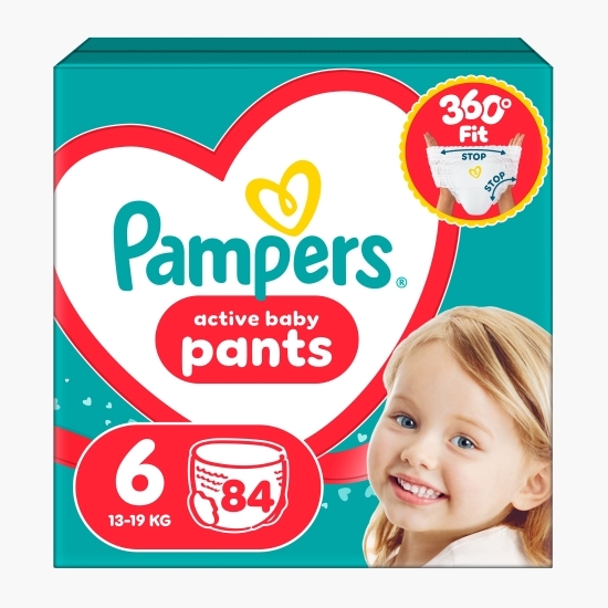 Scutece chiloțel Active Baby Pants Mega Box mărimea 6, 13-19kg, 84 buc