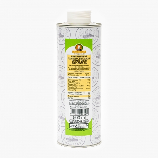 Ulei de floarea-soarelui virgin eco 0.5l