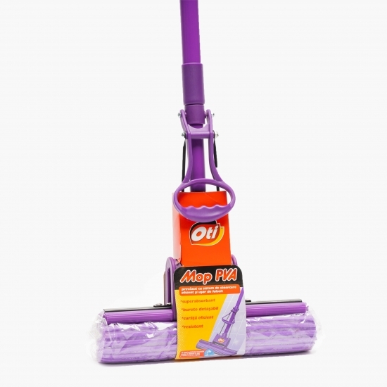 Mop din PVA cu coadă telescopică 110cm