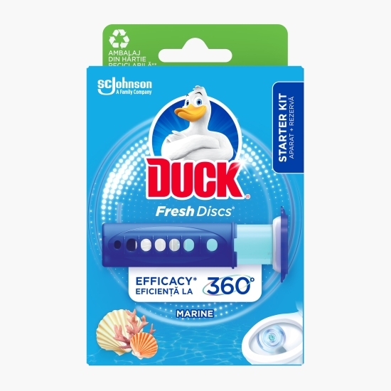 Aparat pentru curățarea toaletei Fresh Discs marine 36ml