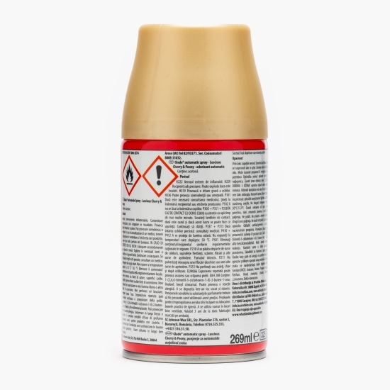 Rezervă odorizant cameră automatic spray Peony & Cherry 269ml