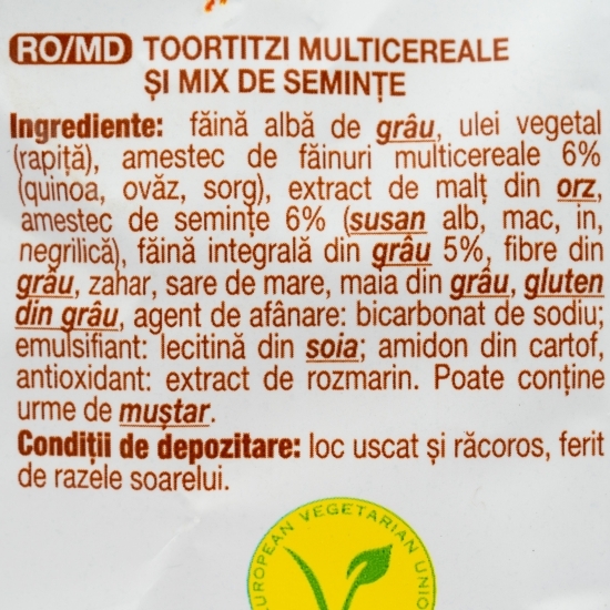 Snack multicereale și mix de semințe 70g