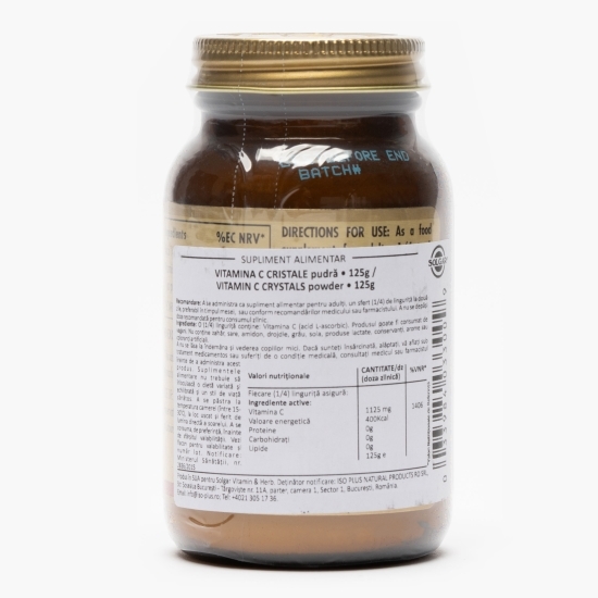 Vitamina C cristale pudră 125g